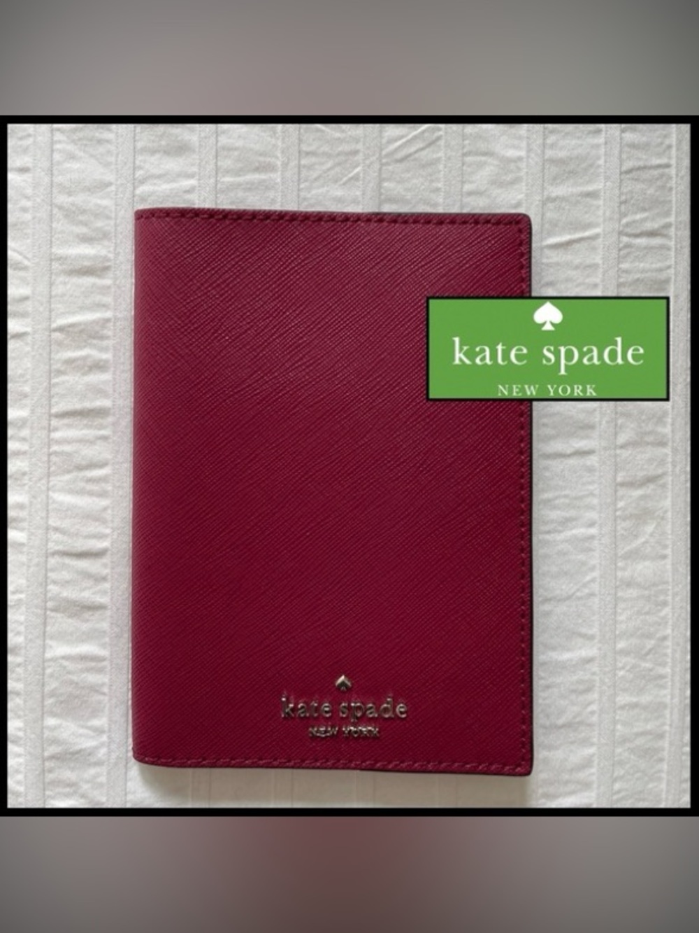 Kate Spade Laurel Way Saffiano leather passport holder